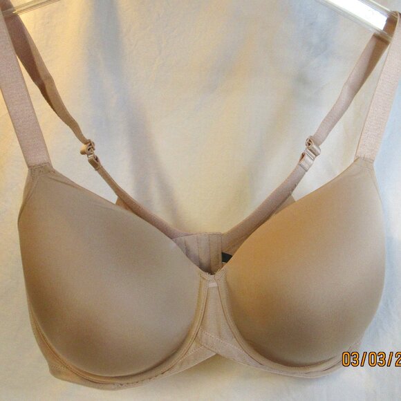FELINA UNIQUE CROSS IN BACK BEIGE BRA SIZE 38DDD - Picture 1 of 10